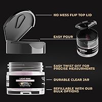 Vista 5 de Brew Glitter - Purpurina comestible rosa claro para bebidas, cócteles, cerveza y bebidas 1 frasco de 4g