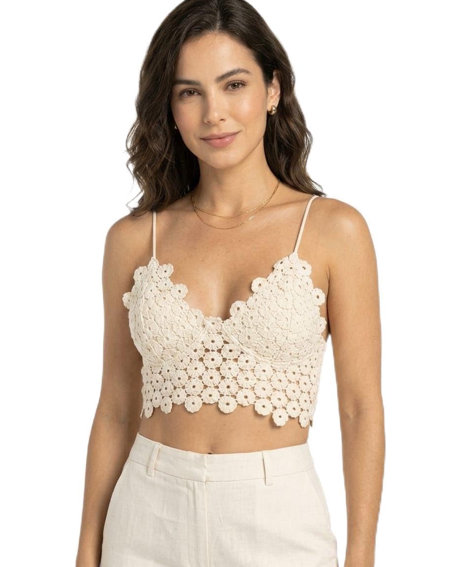 SILKENABEAUTY Women Crochet Fancy Bra for Women | Aesthetic Floral Lace Bralette | Multipurpose Western Bra Top for Saree Blouse, Deep Neck Dresses & Casual Wear-picture-11
