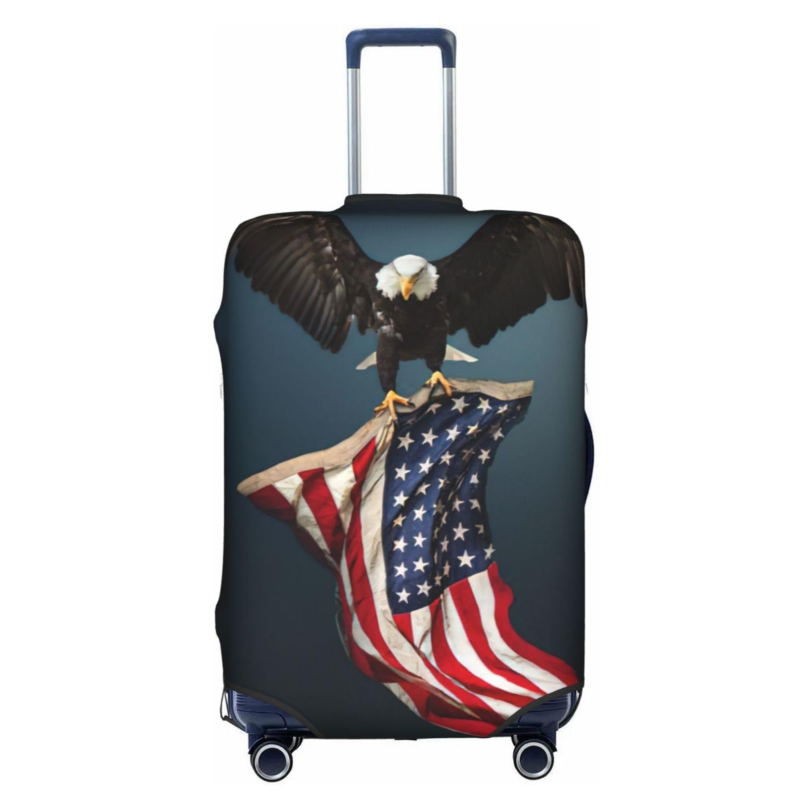 Housse de bagage extensible valise XL imprimé 3D USA - 8