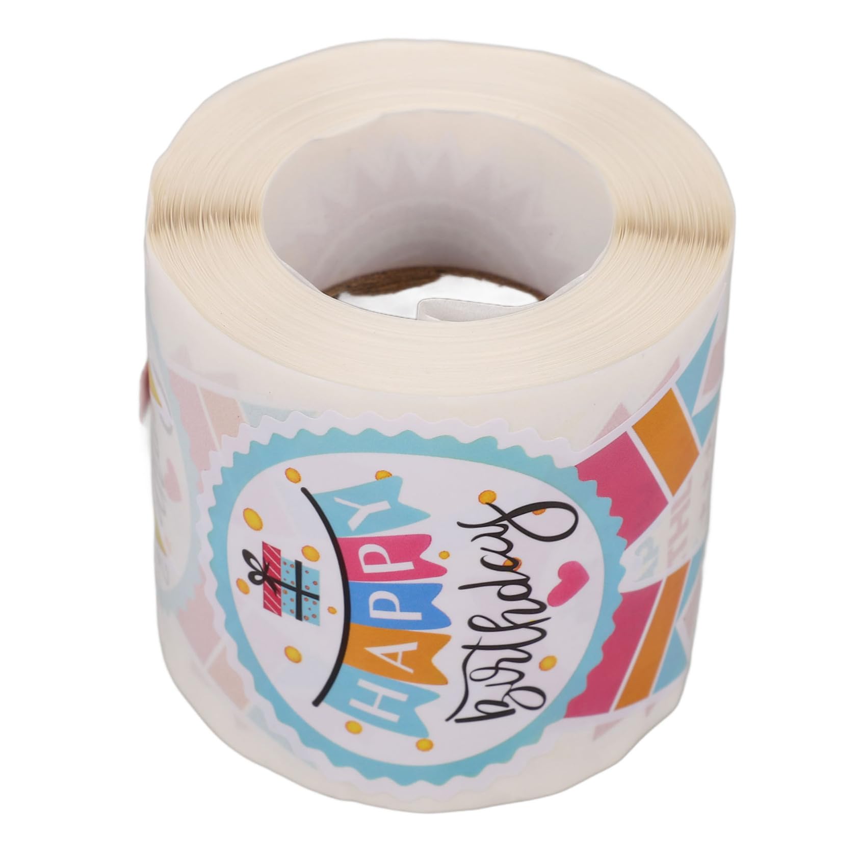 5rotoli Adesivi Compleanno Autoadesivi Per Festeggiamenti Etichette Decorative Per Dolci e Snack Stickers Per e