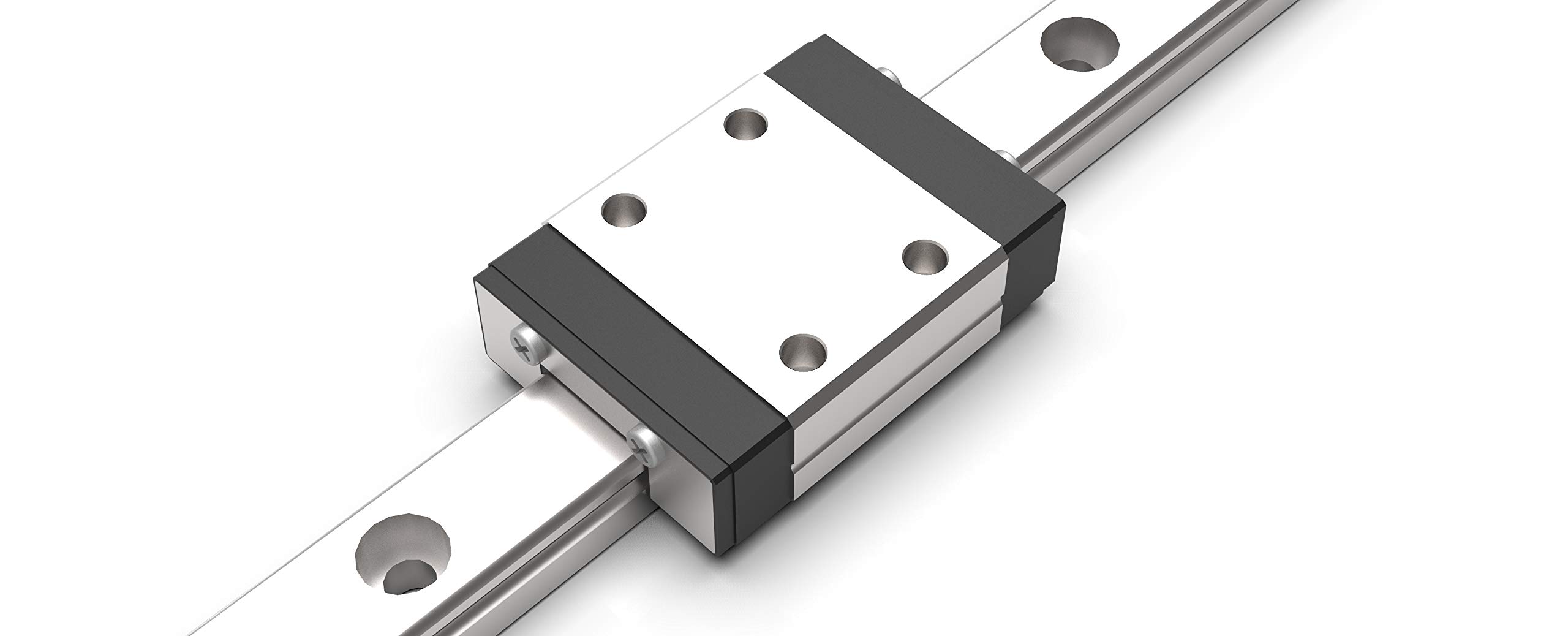 WON Standard Miniature Linear Motion Guide Two LM Blocks and One 300mm Rail Set M20NUUG0 300L