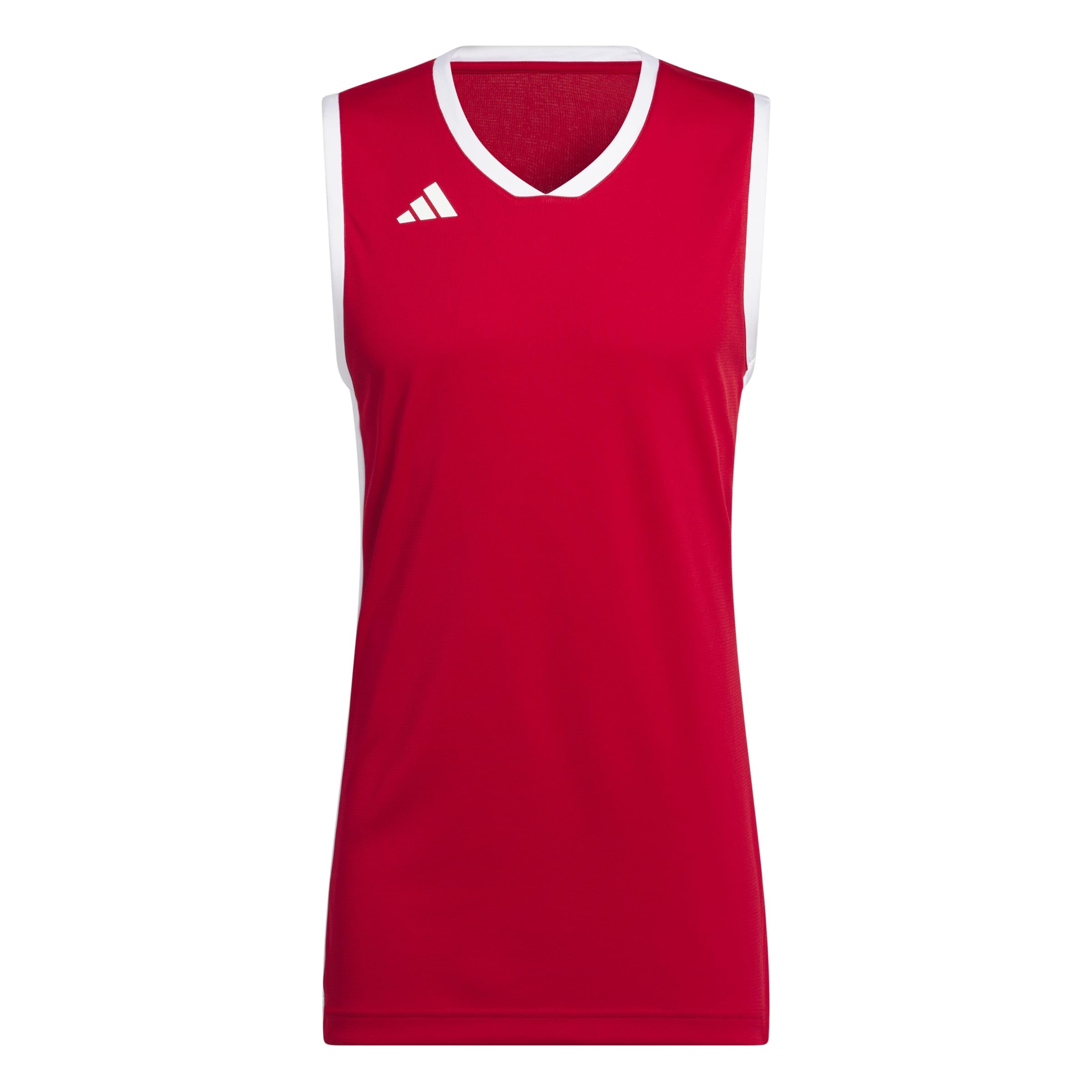 adidas Men's Mens Pulse Speed Bball Jersey Shirt, Team Power red/White, L
