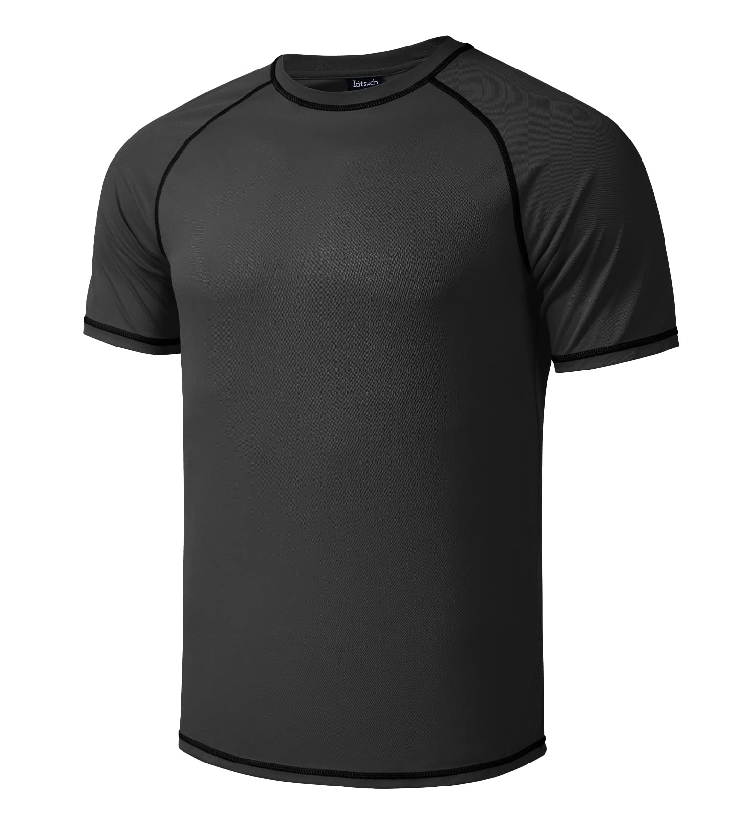 Idtswch Mens Big and Tall Swim Shirt Sun Protection UPF 50+ Rash Gard Quick Dry T-Shirt