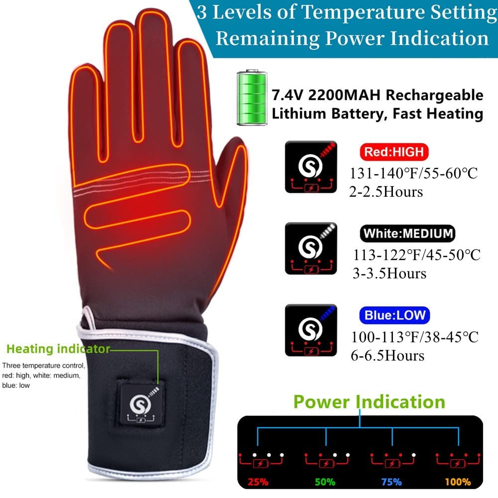BARCHI HEAT Laufhandschuhe Herren Damen, Kühlung Vollfinger Ice Silk Arbeitshandschuhe mit Palm Anti-Rutsch Sonnenschutz zum Radfahren Wandern Fahren Outdoor Sport