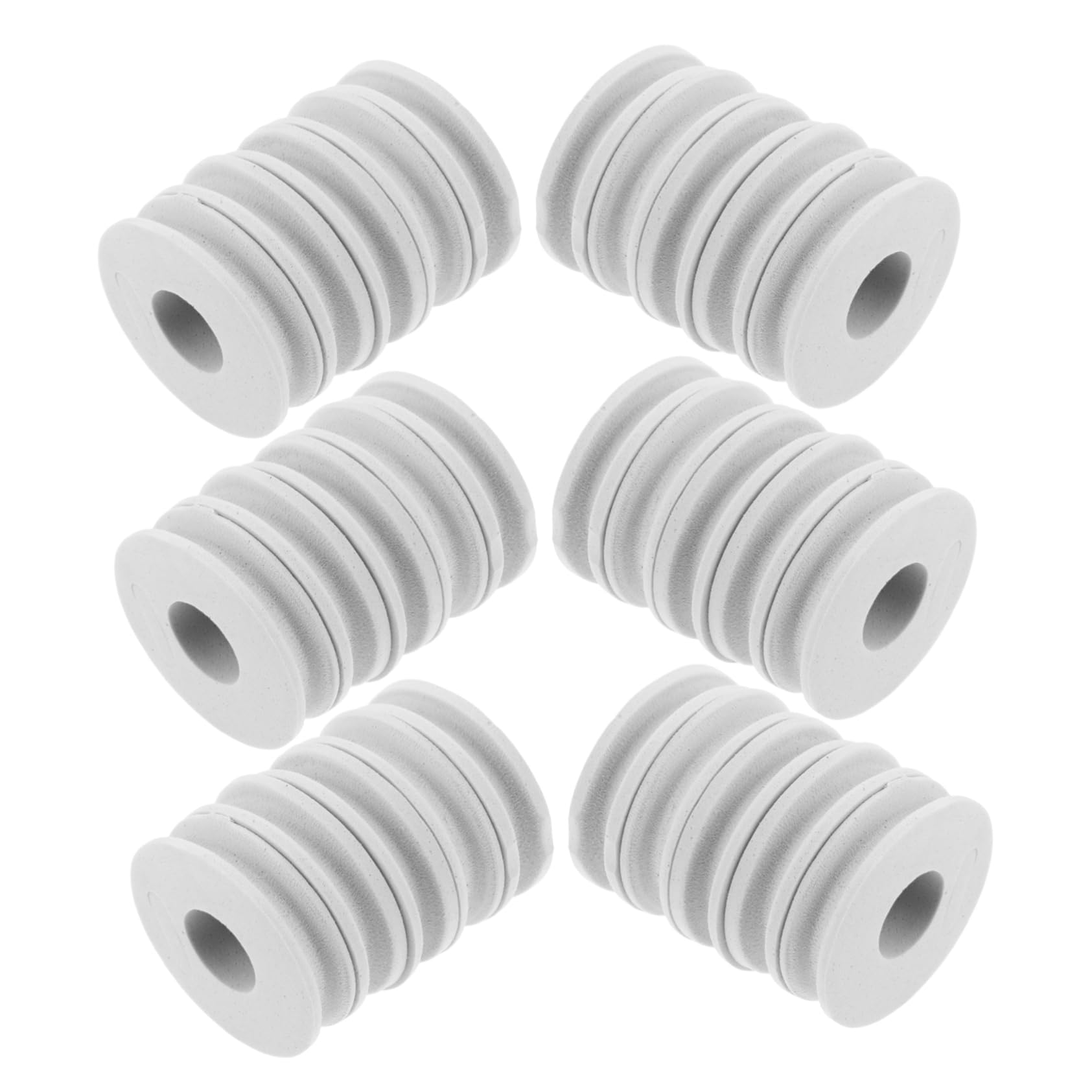 GOOHOCHY 50pcs Fishing Foam Spools Organizer Portable Fishing Line Winding Coil Board Durable for User Friendly Wire Winder with High Tensile Strength