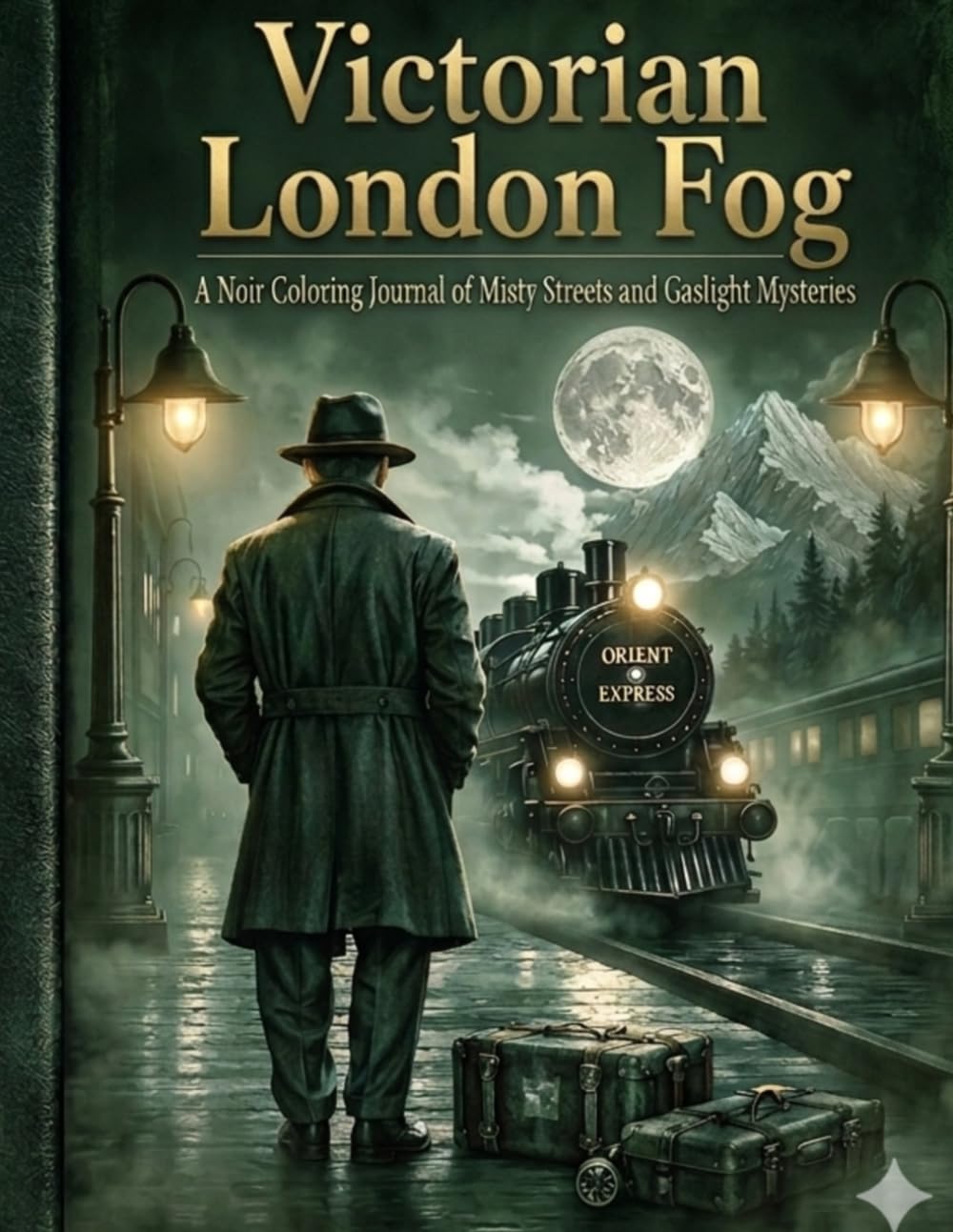 Victorian London Fog: A Noir Coloring Journal of Misty Streets and Gaslight Mysteries