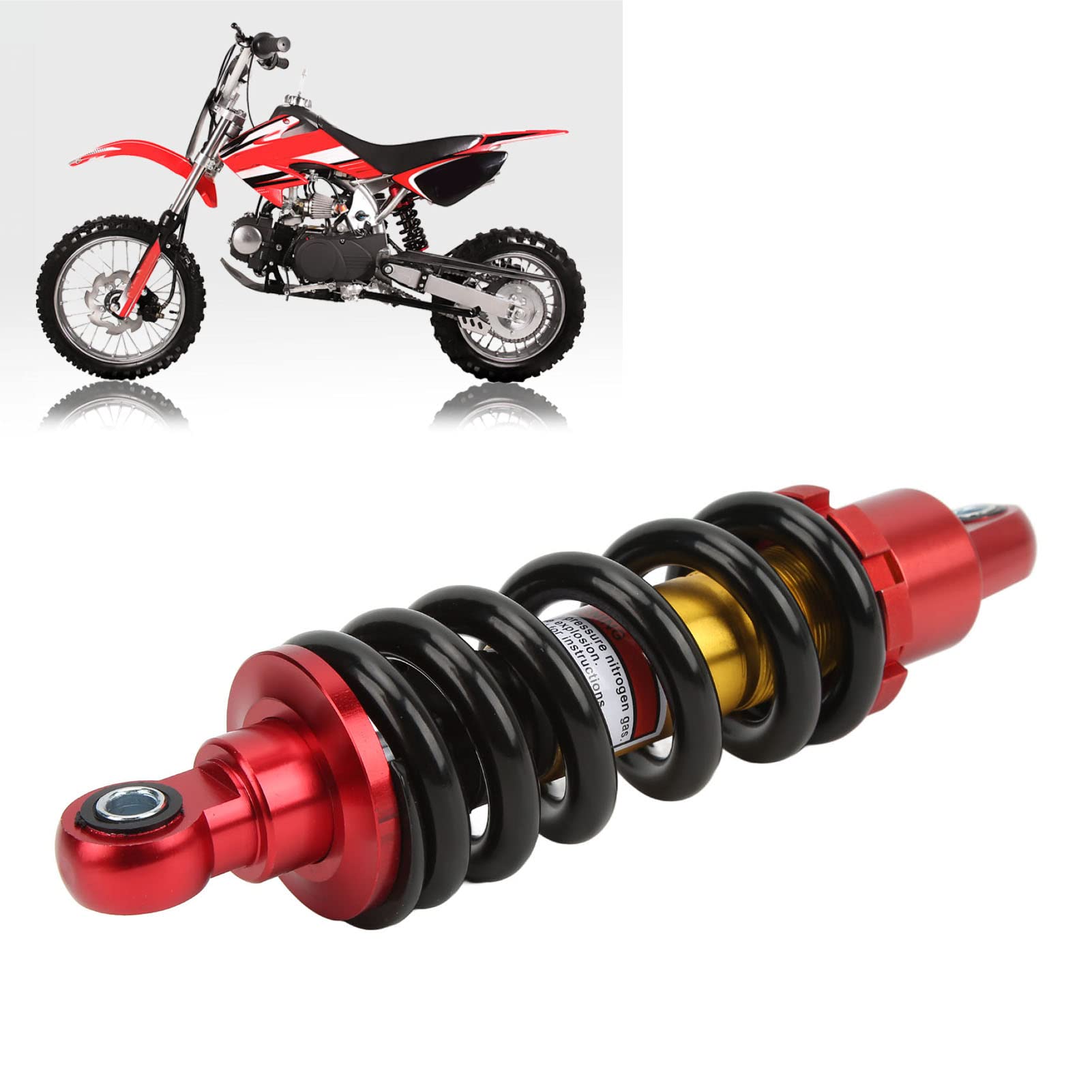 Tylny amortyzator motocykla, tylny amortyzator motocykla zawieszenie dla 70cc 90cc 110cc 125cc 150cc Dirt pitbike ATV skutery