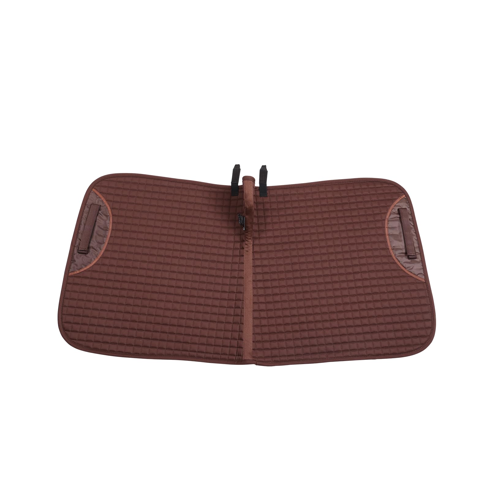 Tapis de selle de dressage anglais pour chevaux, en coton, carré, universel, durable, de qualité supérieure, classique, respirant, facile à nettoyer, marron