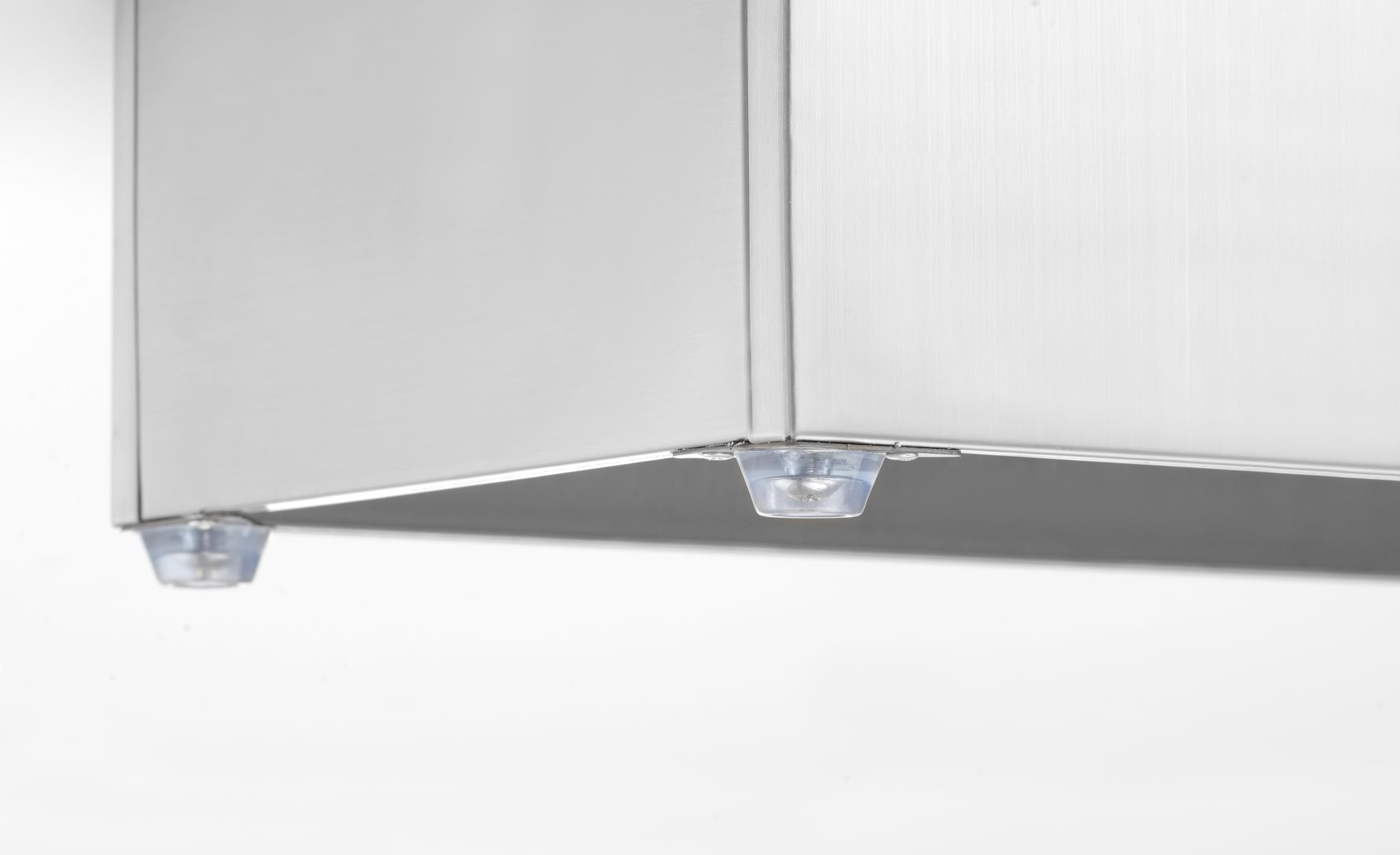 HENDI Soporte para Recipientes Gastronorm, Organizador de Cocina con 3 Compartimentos (3x GN 1/6), Antideslizante y Montaje en Pared, 512x245x(H)215mm, Acero Inoxidable