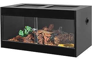 OIIBO 50 Gallon Reptile Terrarium