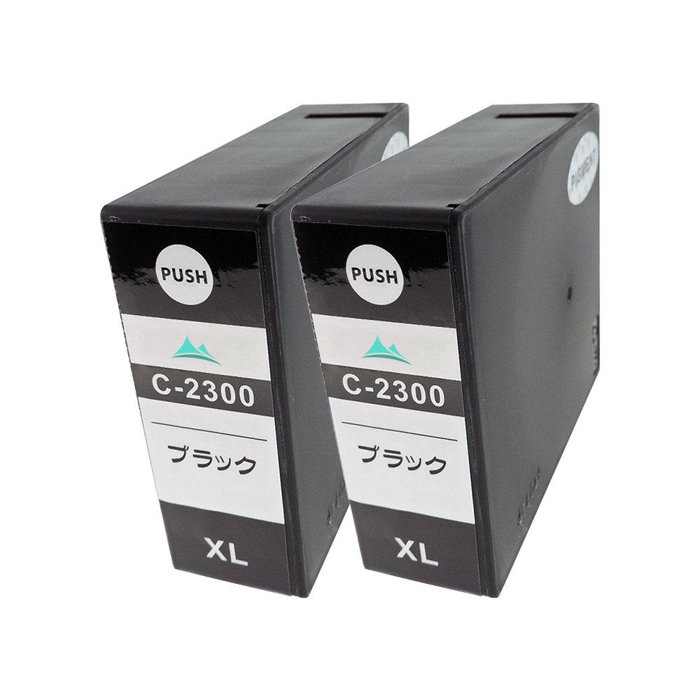 Amazon.co.jp: PGI-2300XL BK×2 大容量 【 PGI-2300XLBK 2本 】対応