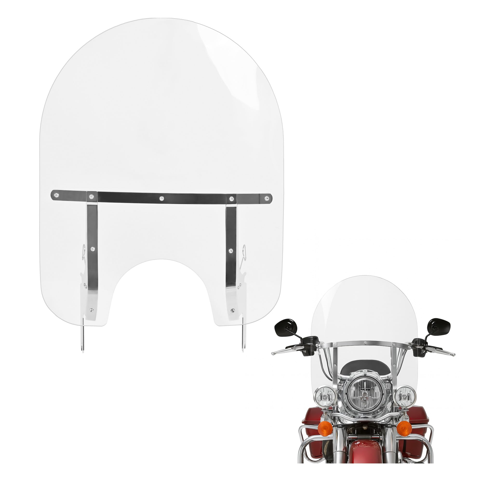 Aazon.co: XT-OTO Windshield Windscreen Bracket Kit fits for Harley