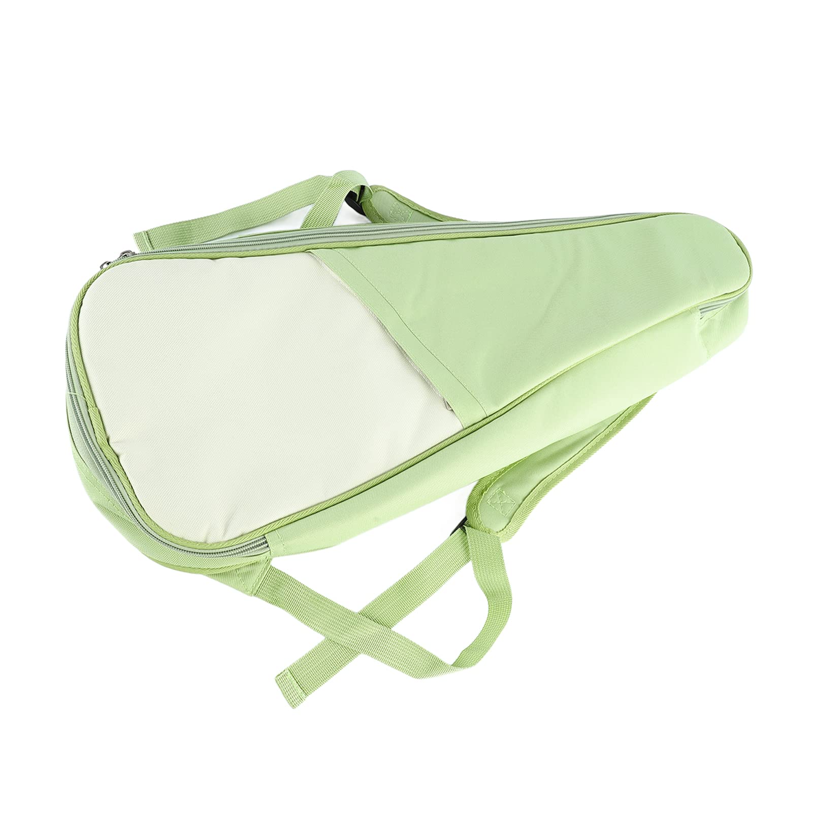 Zaino Protettivo per Ukulele con Tracolla Regolabile Borsa Portaoggetti per Ukulele in Tessuto Oxford di Grande capacità per 23 Pollici 24 Pollici (Verde)