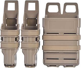 Magazine pouch bag, ABS Tactics Fast Mag Easy to Installation Attachment Box Pouches for Molle System Vest(Sand Color) - Dilwe