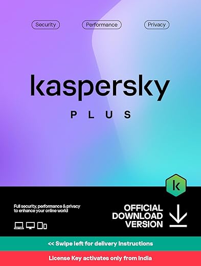 Kaspersky | Plus Security | 1 Device | 2 Years | Email Delivery in 1 Hour