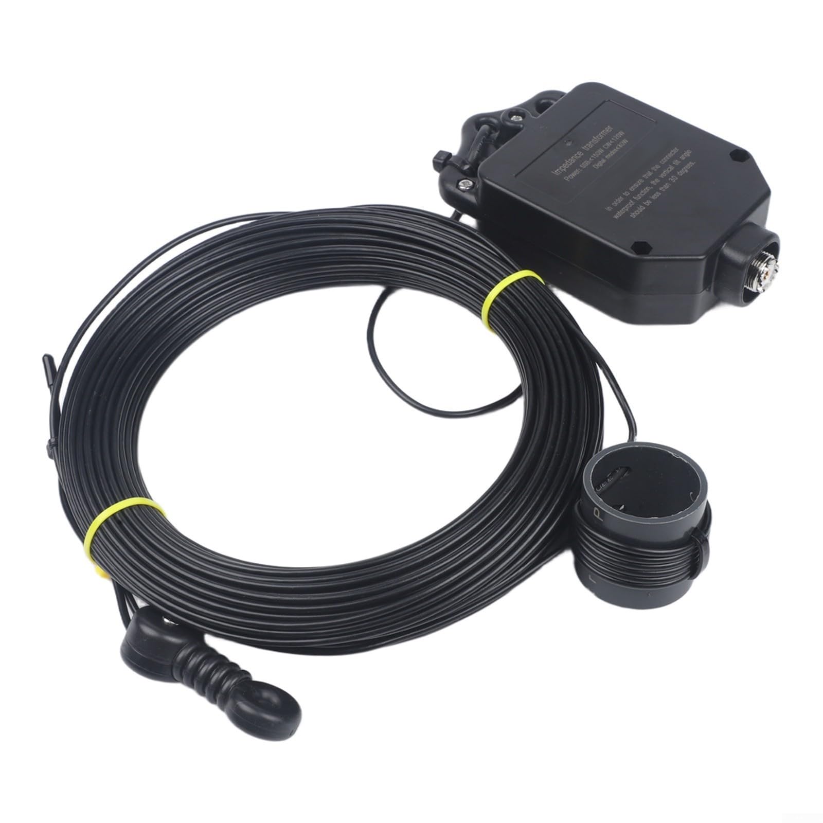 Antena de media onda de alimentación final, 150 W, multibanda 1:64, balun con ABS resistente, para operadores de radio jamón, camping, eventos POTA SOTA, instalaciones en el hogar o patio