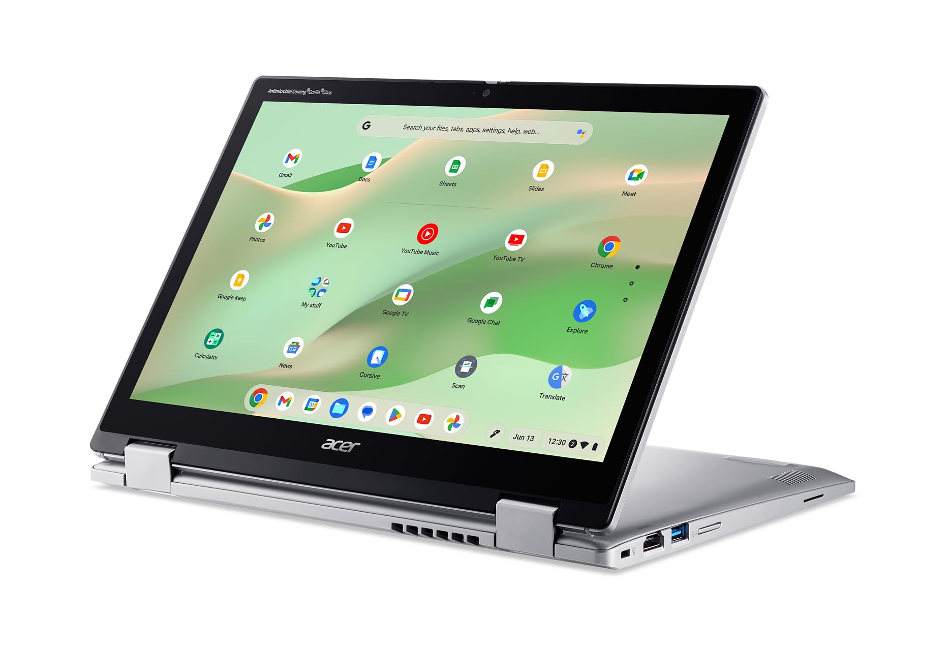 acer Chromebook Spin 312 CP312-1HN-34Z7 - Computer portatile convertibile Intel Core i3-N305 da 12,2" WUXGA IPS Corning Gorilla Glass Touch Display | 8GB LPDDR5 | 128GB eMMC | Wi-Fi 6E | Webcam Full