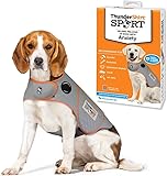 ThunderShirt for Dogs, Medium, Platinum Sport - Dog Anxiety Relief Calming Vest Medium Platinum