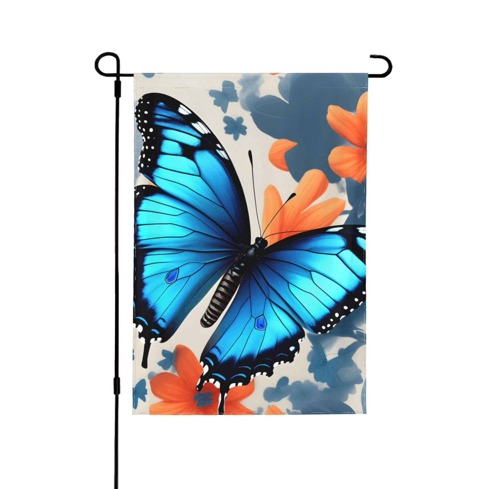 Drapeau papillon bleu pour l'extérieur pour embellir votre jardin en toutes saisons
