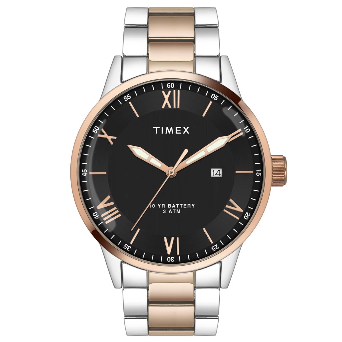TIMEX Men Stainless Steel Black Round Analog Dial Watch- Tweg19919, Band Color-Multicolor (B0CQRPNMWZ) Amazon Price History, Amazon Price Tracker
