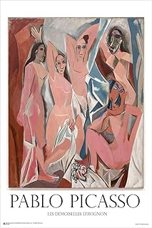 Les Demoiselles d’Avignon - by Pablo Picasso - Mini Poster -12" x 18"