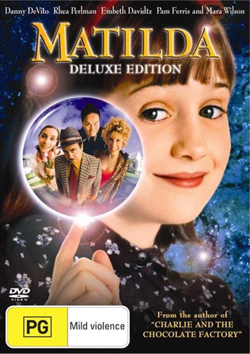 Matilda DVD película familiar en disco físico edición importada