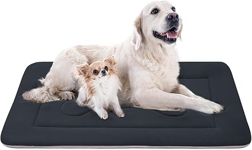 Miniatura 17 de JoicyCo - Cama grande y acolchada de 36.0, 42.0 y 47.0 pulgadas para perro, lavable, con base antideslizante, cama para mascotas, camas para gatos,