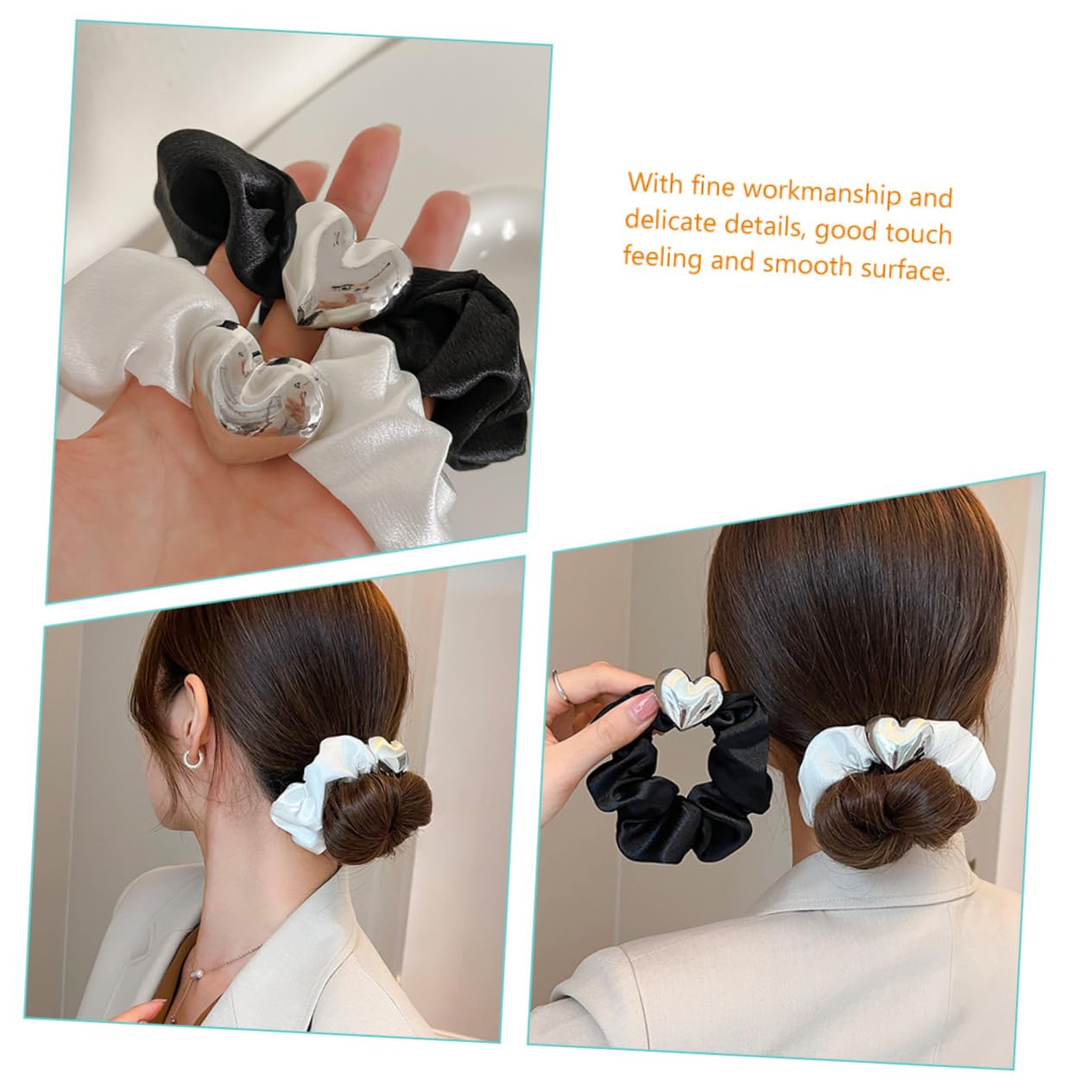 Beavorty 12piezas Scrunchies De Cabello Elásticos Para Mujer Accesorios De Pelo Estilo Vintage Colección De Diademas Para Coletas y Peinados Diarios