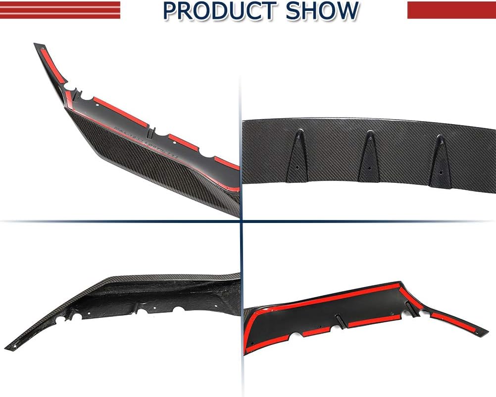 F90 Carbon Fiber Front Lip for BMW F90 M5 2018-2020 Front Bumper Lip Spoiler Splitters Bumper Guard (A Style)