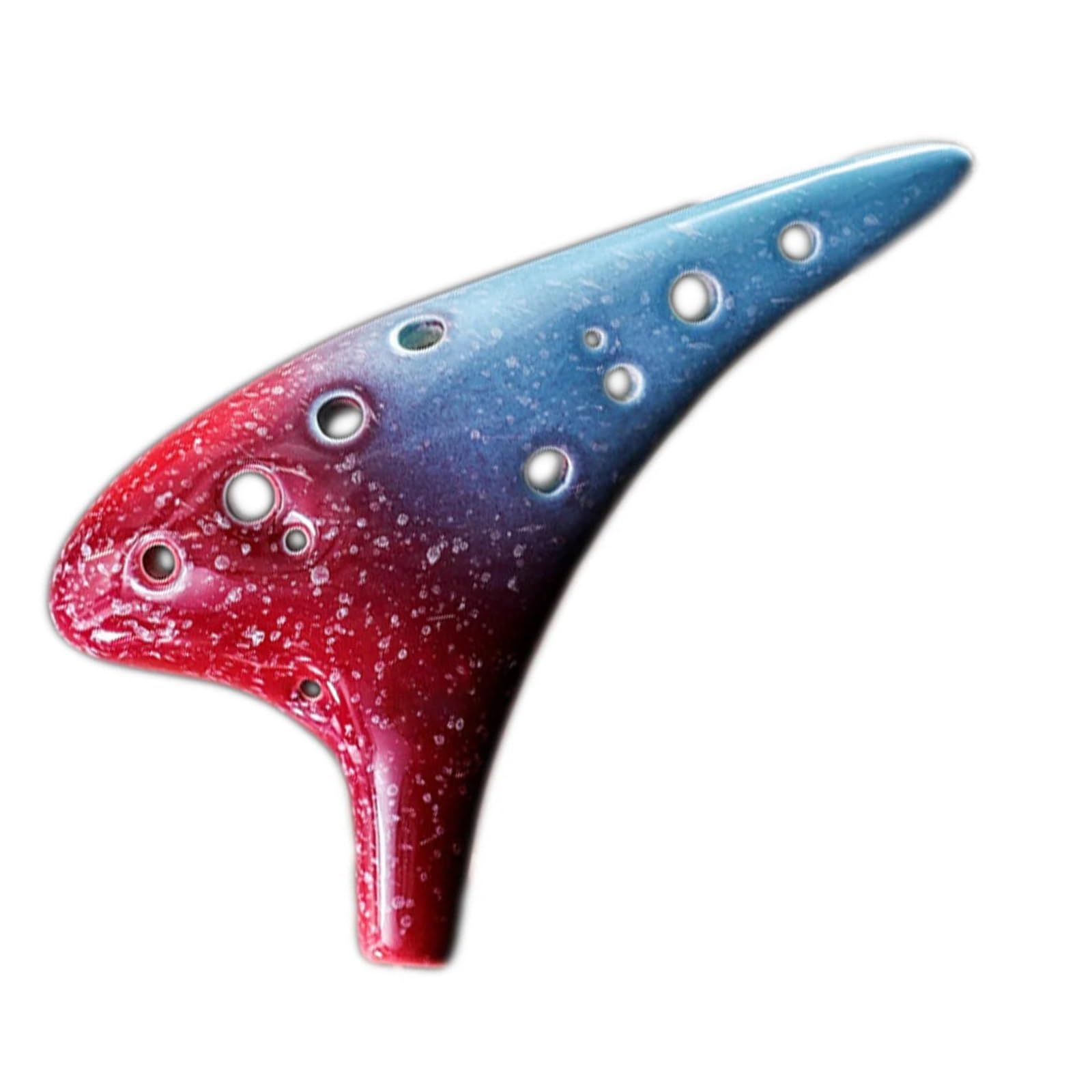 Ocarina Strumento Leggero Per Ocarina Contralto A 12 Fori In Do Con Custodia Per Il Trasporto E Tracolla Ideale Per Suonare All'aperto(3)