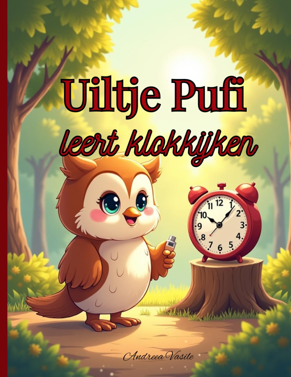 Pufi de Uil Leert Klokkijken: Een Kleurrijk Prentenboek over Vriendschap en Stiptheid voor Kinderen van 4 tot 8 Jaar