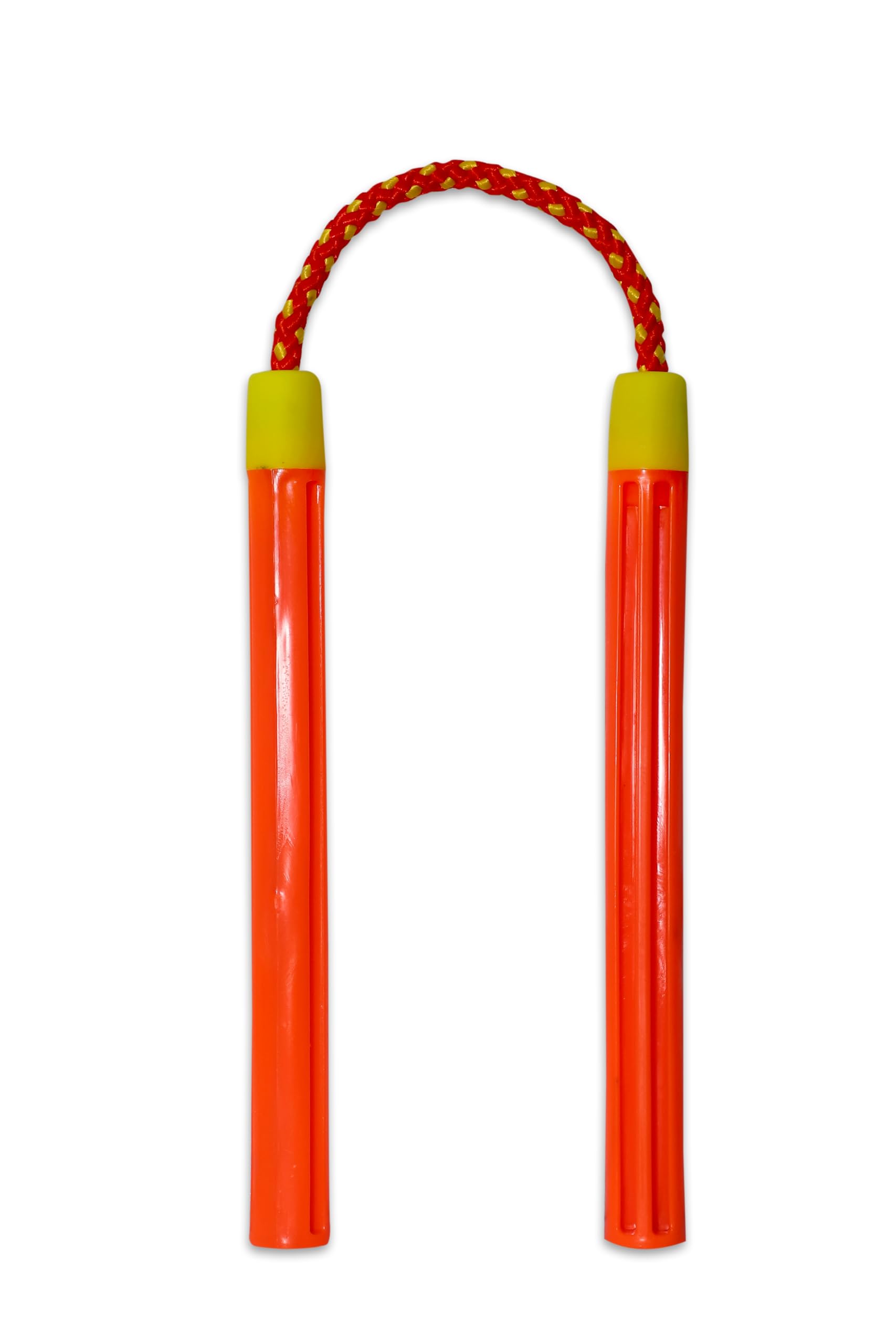 Gyronax Orange Plastic Handle Nunchaku 12-inches and 9-inches