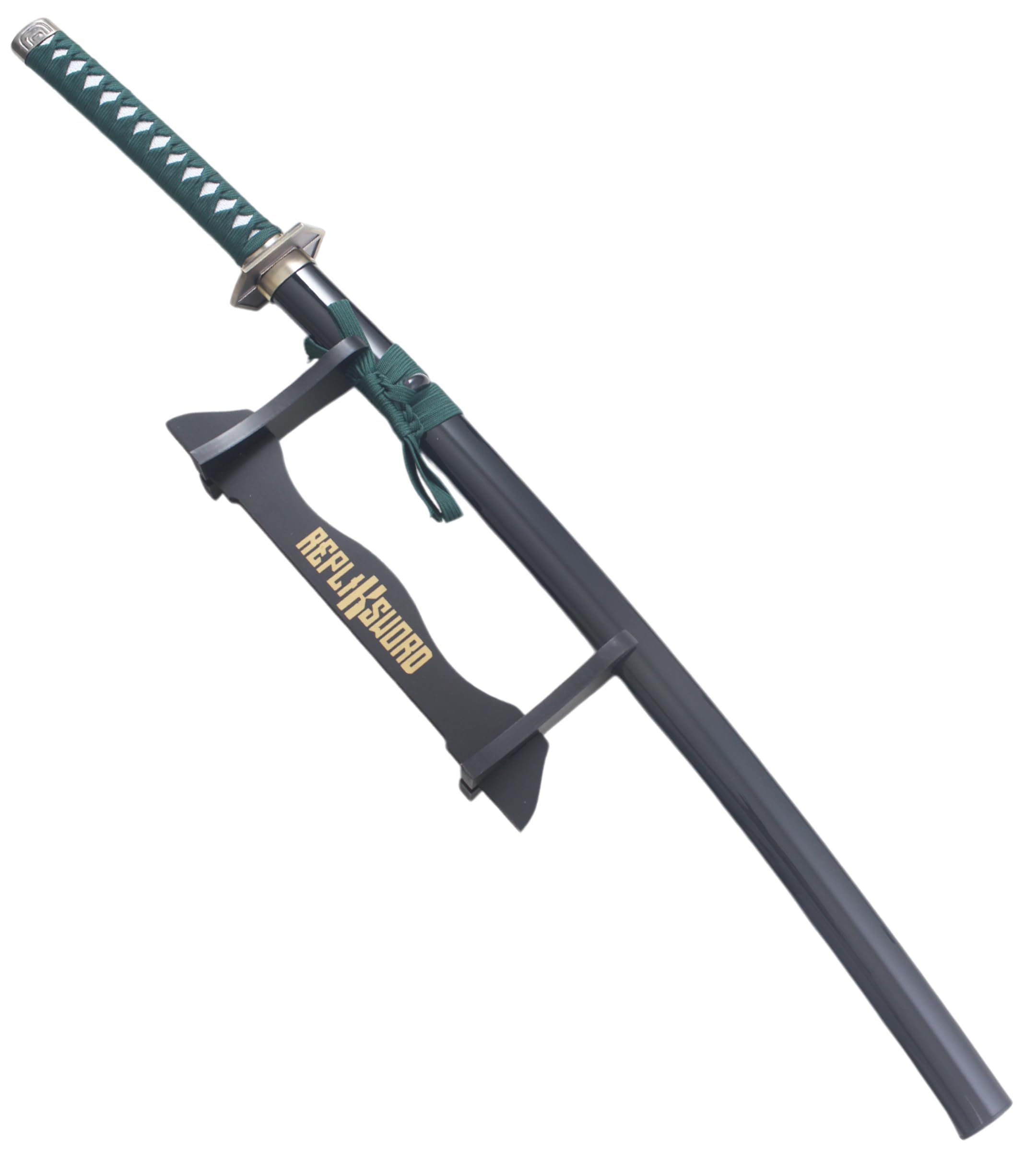 Katana Aizen en Bois Lame Sabre Epee Zanpakuto Decoration Cosplay