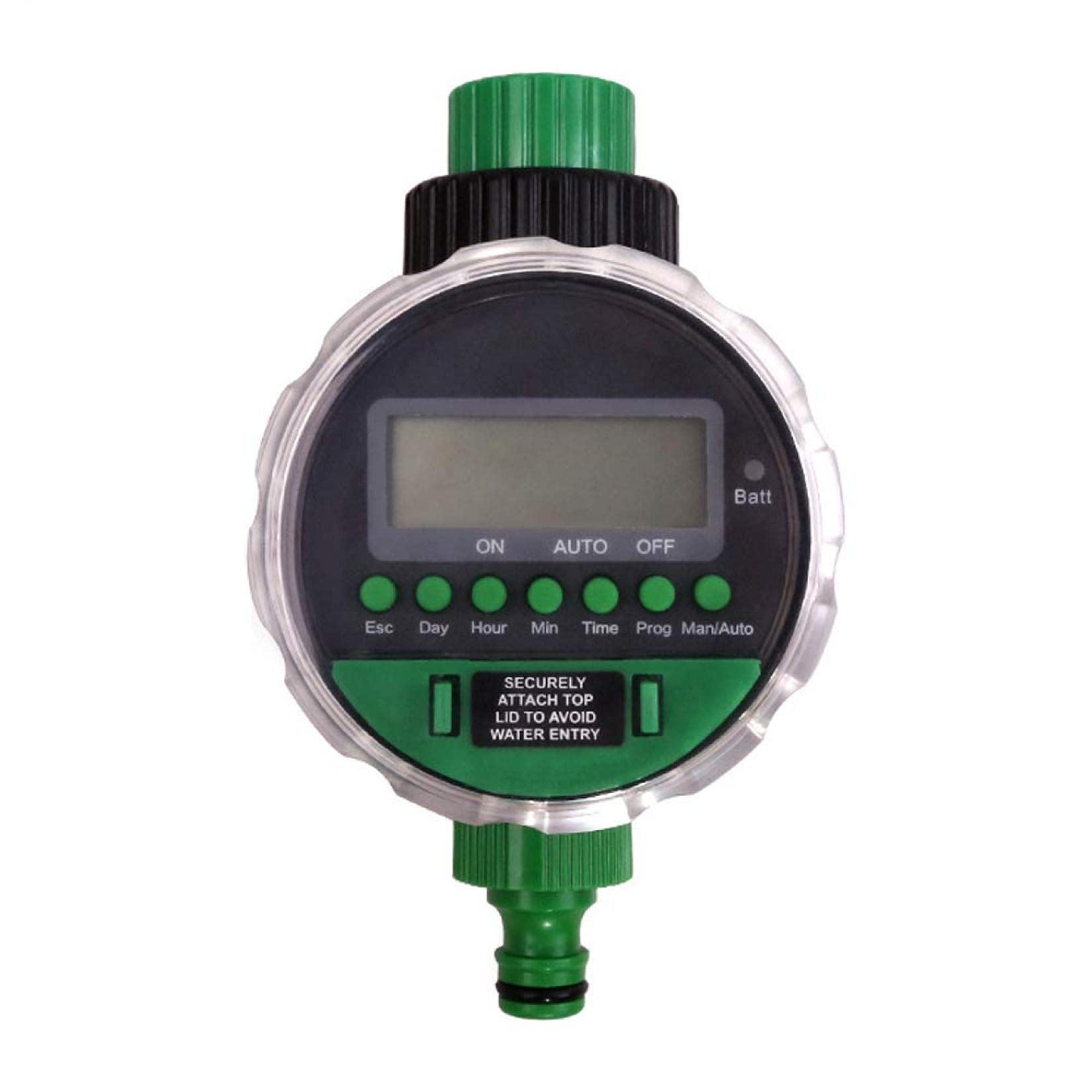 ZHJIUXING ST Digital Display Water Timer Electronic Ball Valve Irrigation Controller for Auto/Manual Garden Watering, Multicolor