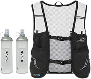Amagogo Trinkweste-Rucksack, Laufweste mit 2 Wasserblasen, Trinkbeutel, Trinkrucksack für Reitsport im Freien