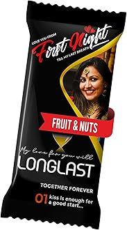 Katha Chocolates First Night Gift, Wedding Night Present, For Husband, For Wife Personalized Chocolate Large Bar (100g Bar) (Fruit & Nuts)