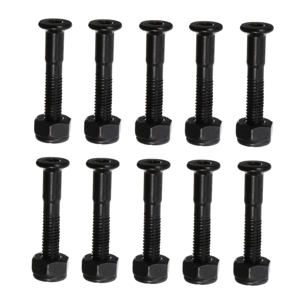 ARTSEWPLY 40sets Skateboard Mounting Screws Set Durable Bolts for Trucks Hardware Easy Installation Replacement for Accessories
