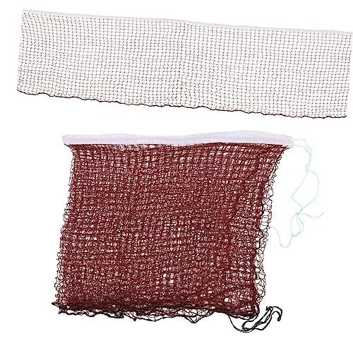 Parliky Folding Badminton Net Red Outdoor Indoor Use Polypropylene Fiber Strong Stable Sports Net