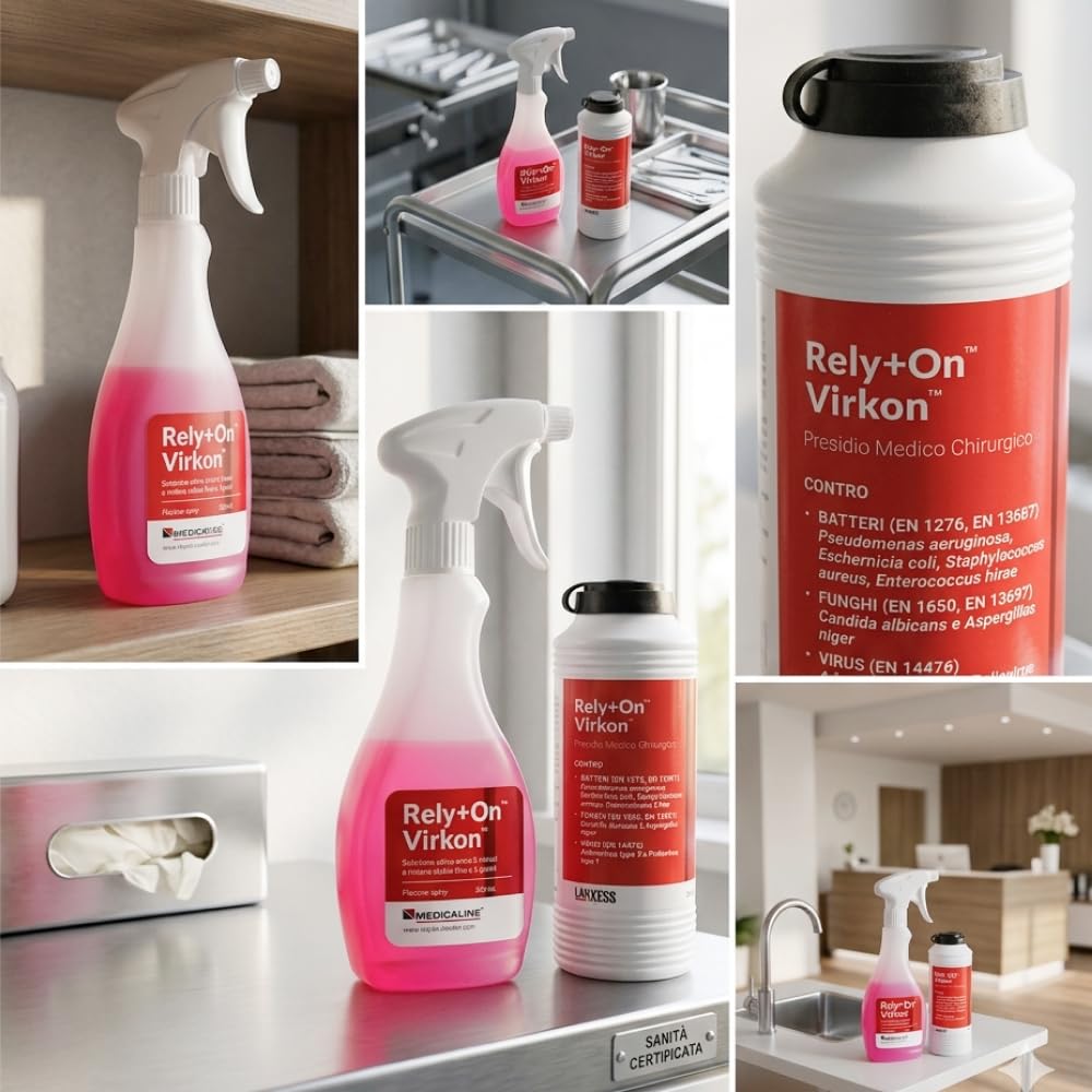 Rely+On Virkon, disinfettante di alto livello per superfici, da 500 grammi