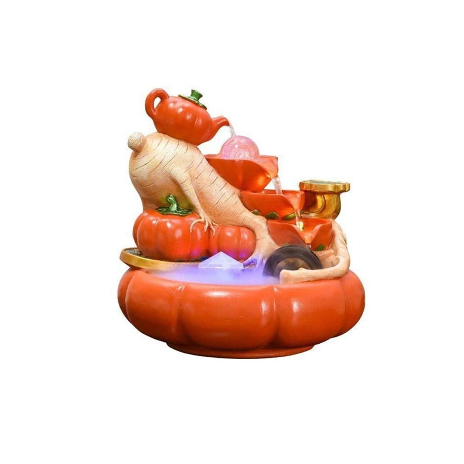 Water Feature Tabletop Fountain Indoor Waterfall Relaxation Ornament Crafts for Office Home Indoor Fountains