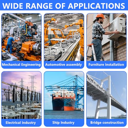 TTYSHIP® 12 Stück Gewindestange M8, 304 Edelstahl Gewindestange M8 x 100mm mit 24 Sechskantmutter und 24 Unterlegscheiben für Die Maschinen und Möbelherstellung