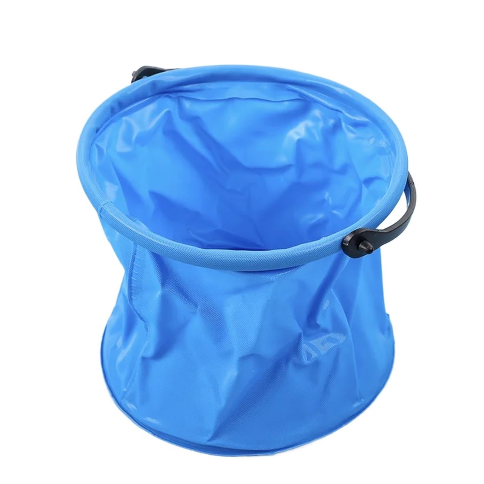 Faltbarer Eimer 1 Stück Multifunktionaler Klappeimer Tragbarer Angeleimer for Strand, Reisen und Outdoor-Aktivitäten(Blue)