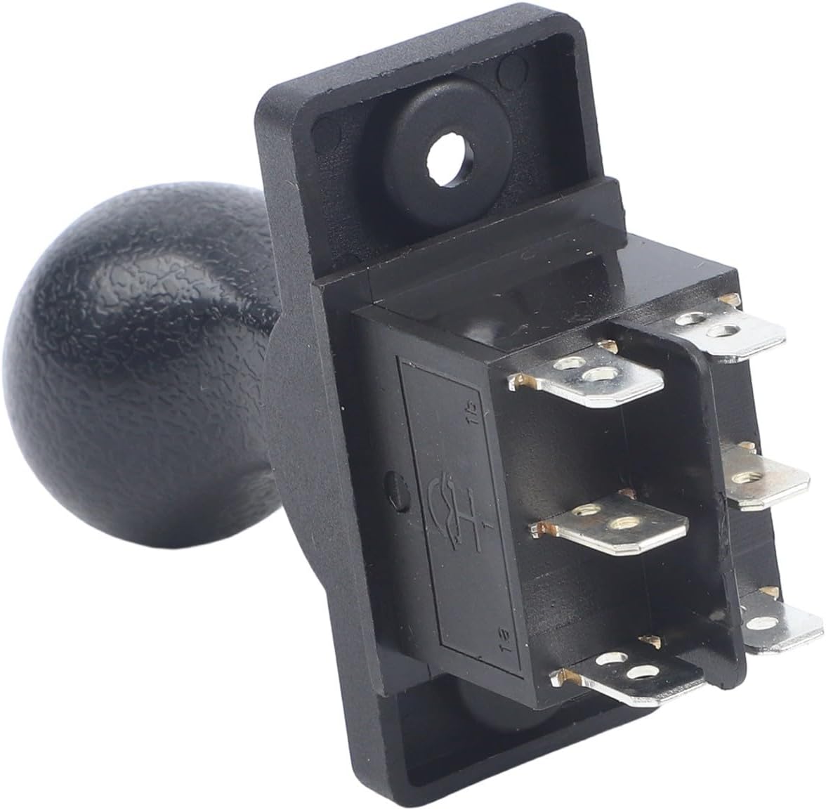 Forward/Reverse Push Switch 6V and 12V Children's Ride- Cars – Replacement Control Switch with 6-Connector, Red & Black, Compatible with - and Fixed Models(D)