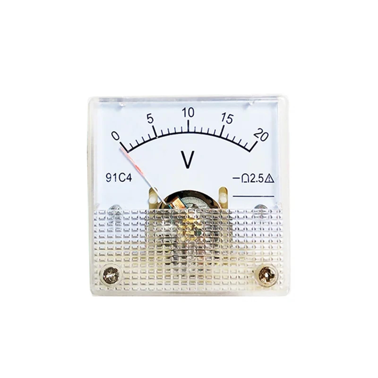 woltomierz, 91C4 DC analogowy miernik panelowy wskaźnik mechaniczny typ 5V 10V 15V(5V)