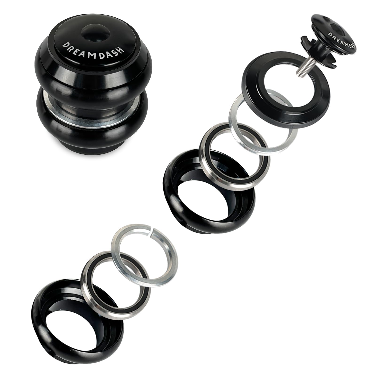 DREAMDASH EC 1-1/8" (28,6 Mm) Fahrrad-Steuersatz, EC28.6/34