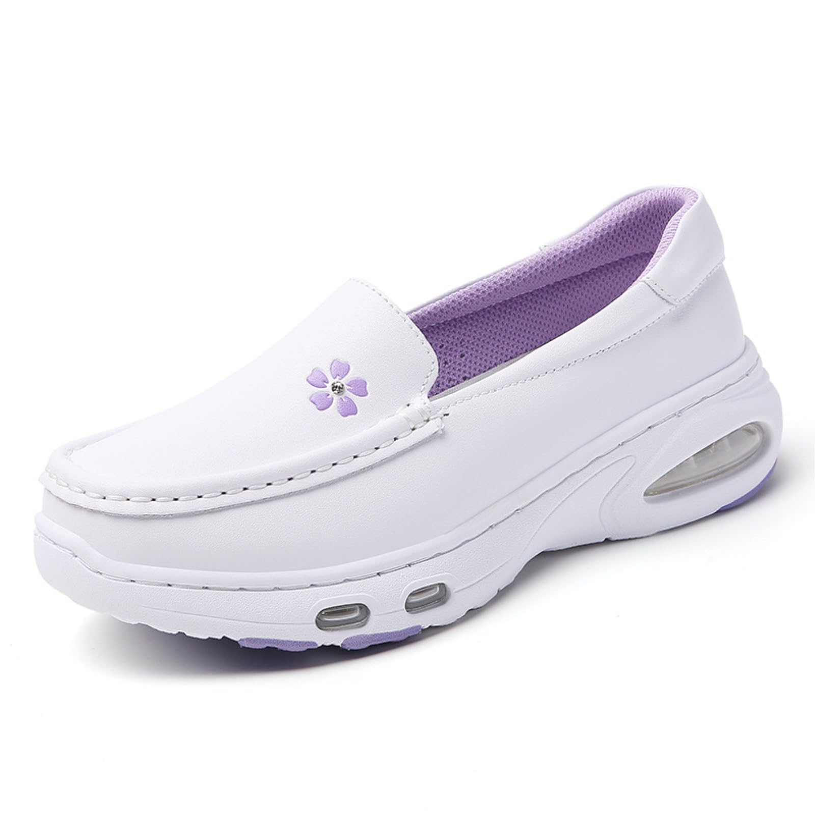 LVJMJ Damen-Schlupfschuhe mit gepolsterter Sohle, EVA-Plattform