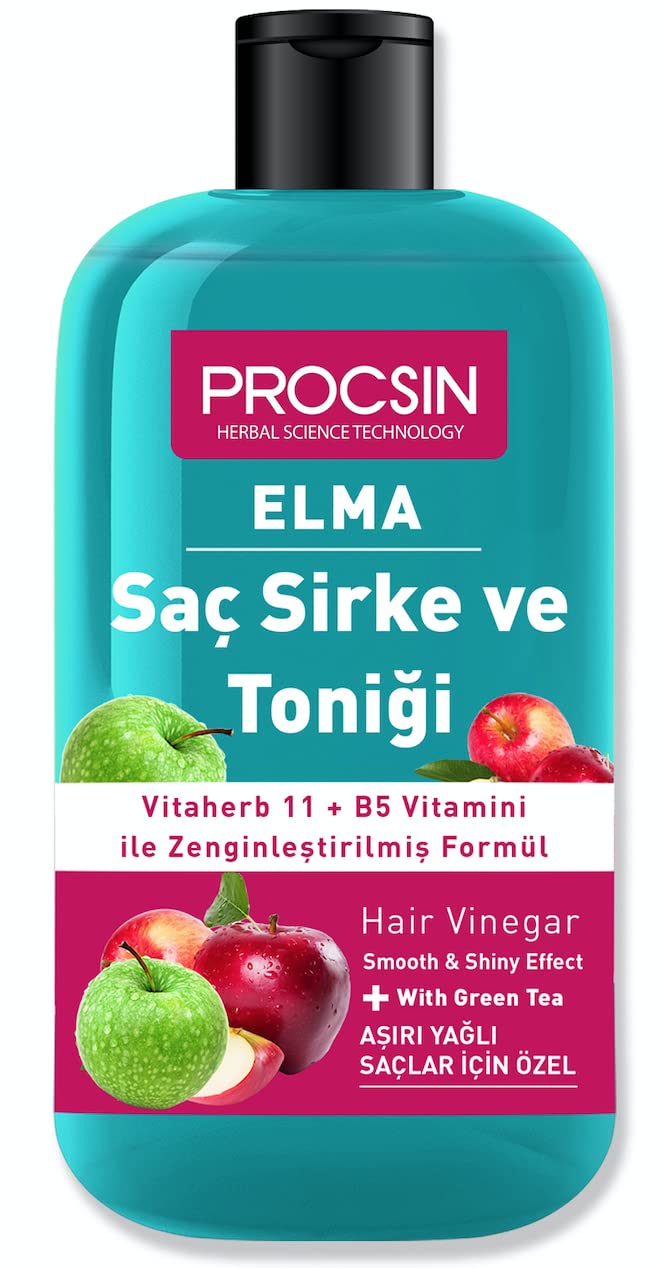 PROCSIN Aşırı Yağlanma Karşıtı Elmalı Saç Sirke ve Toniği 250 ML