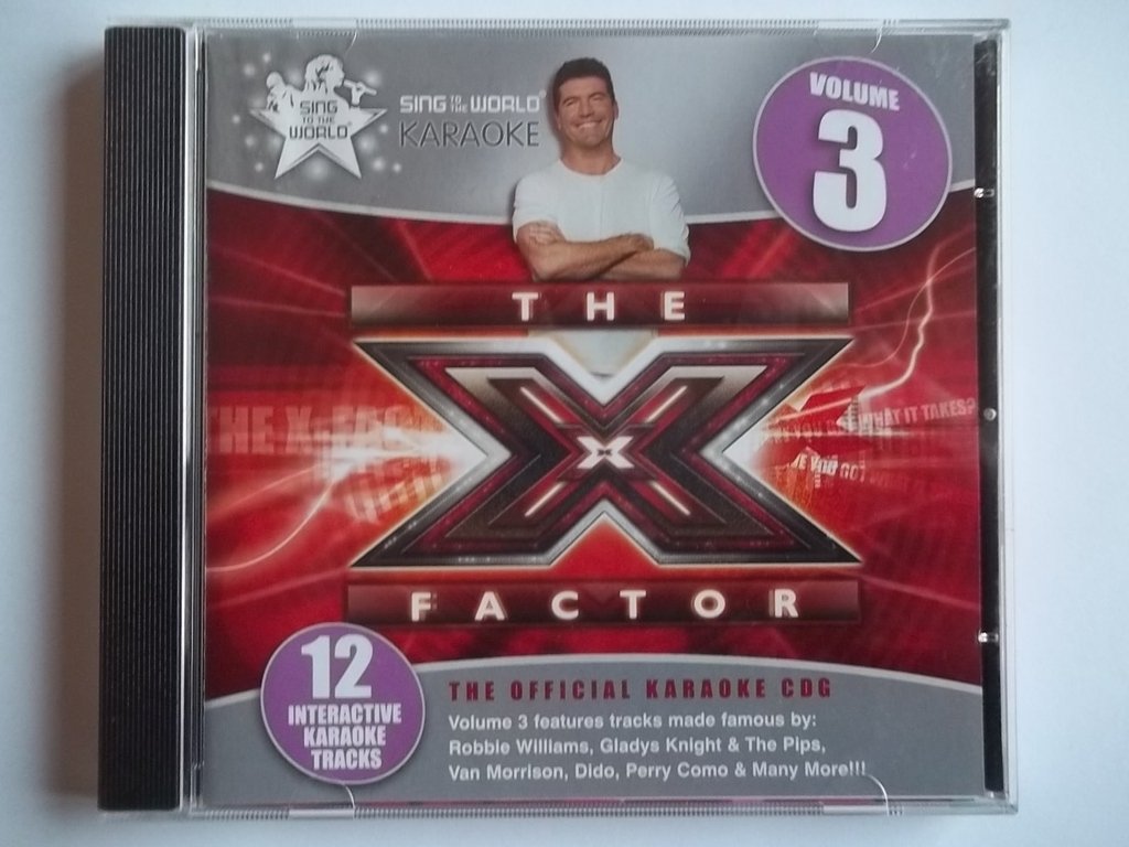 OFFICIAL X FACTOR KARAOKE CDG DISK VOLUME 3