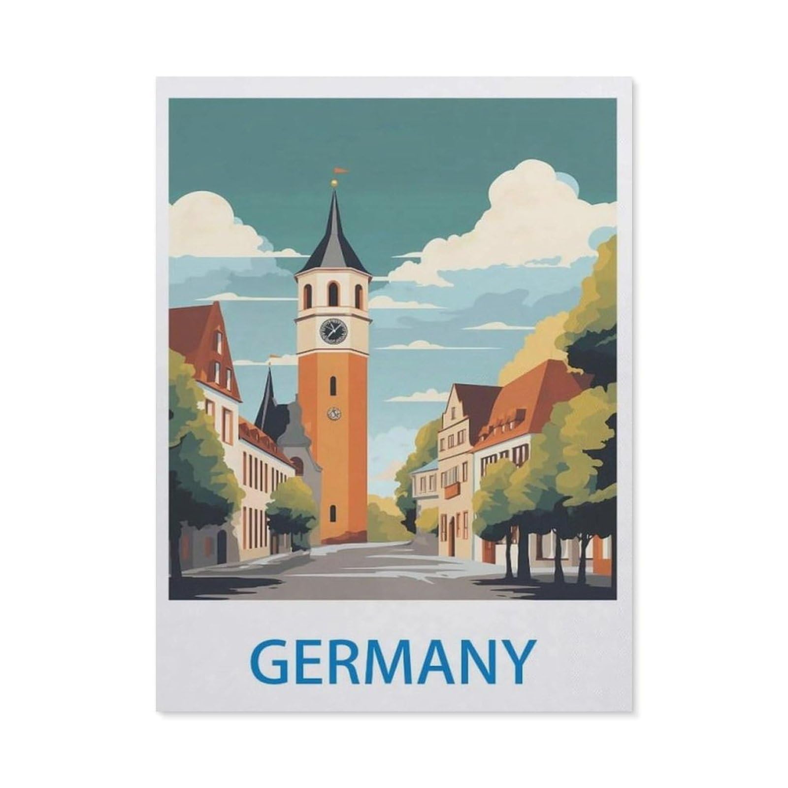 BEAYODKP 5D DIY Diamond Painting，Germany（40 x 50 cm）