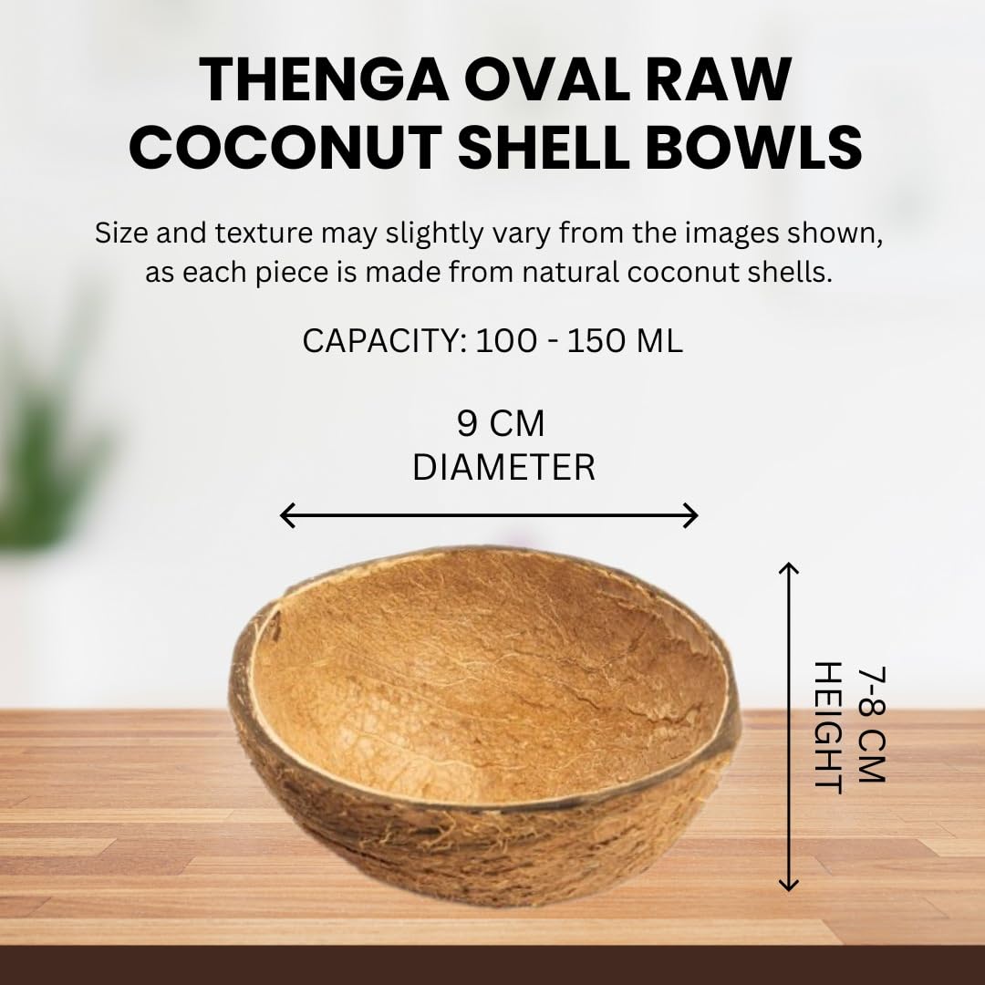 Thenga Coconut Shell Bowls - Raw & Sustainable -5